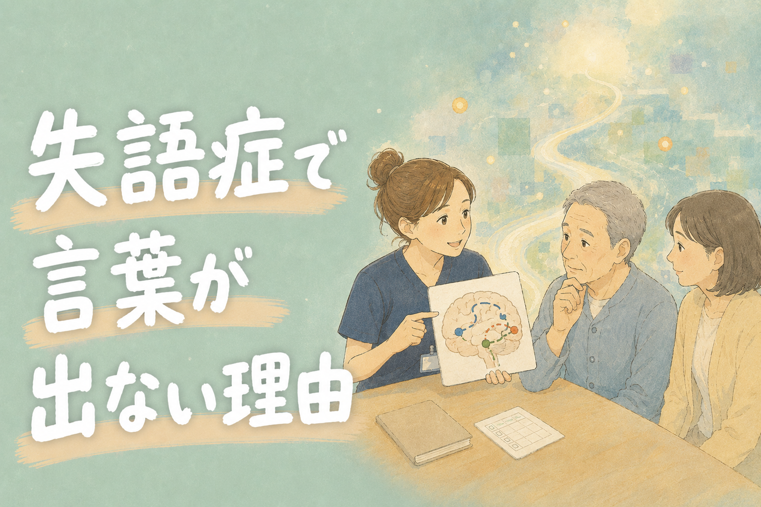 失語症で言葉が出ない理由|リハビリ効果