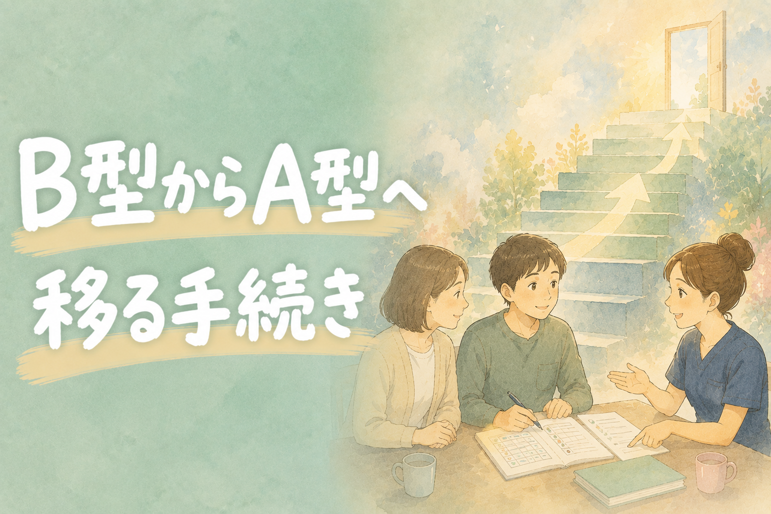 B型からA型へ移る手続き｜2027年以降