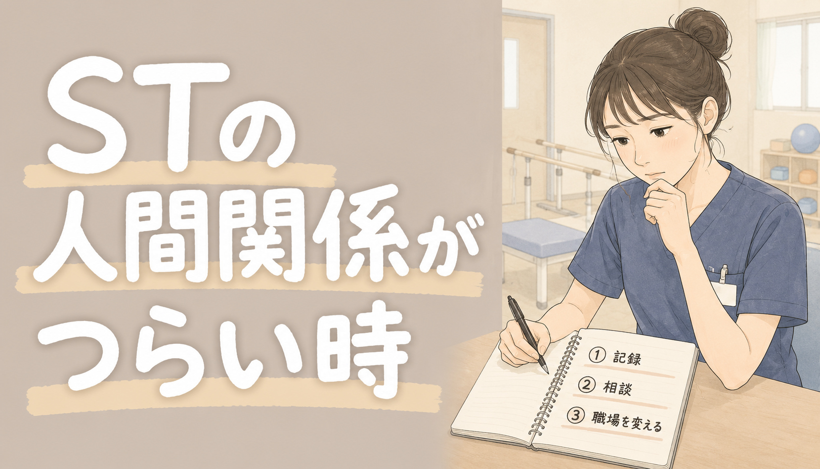 【現役ST解説】言語聴覚士のいじめ・人間関係がつらい時｜不機嫌な上司に疲れた私が思うこと