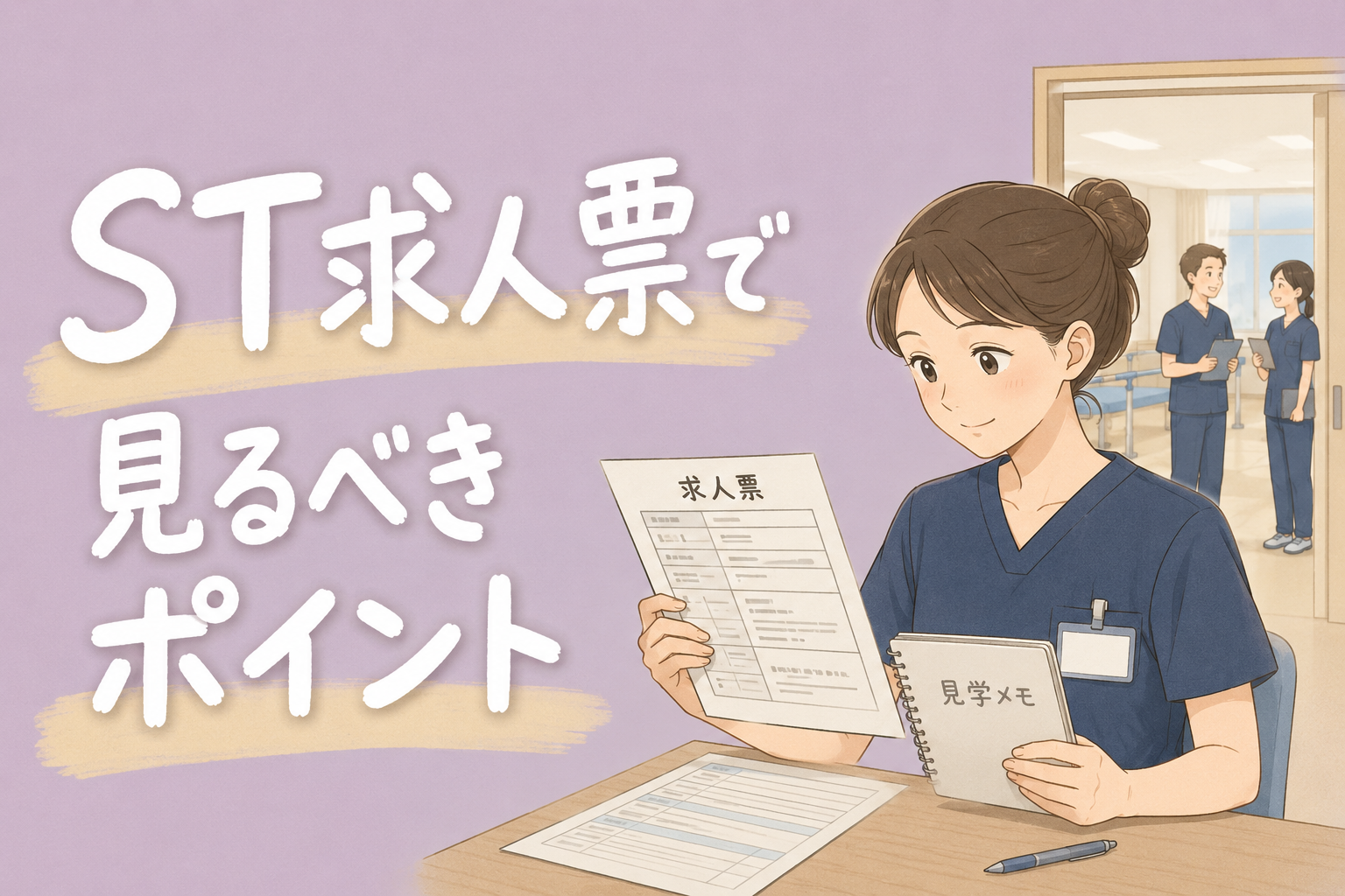 【現役ST解説】STの求人票で見るべきポイント｜給料より見学で分かる働きやすさ