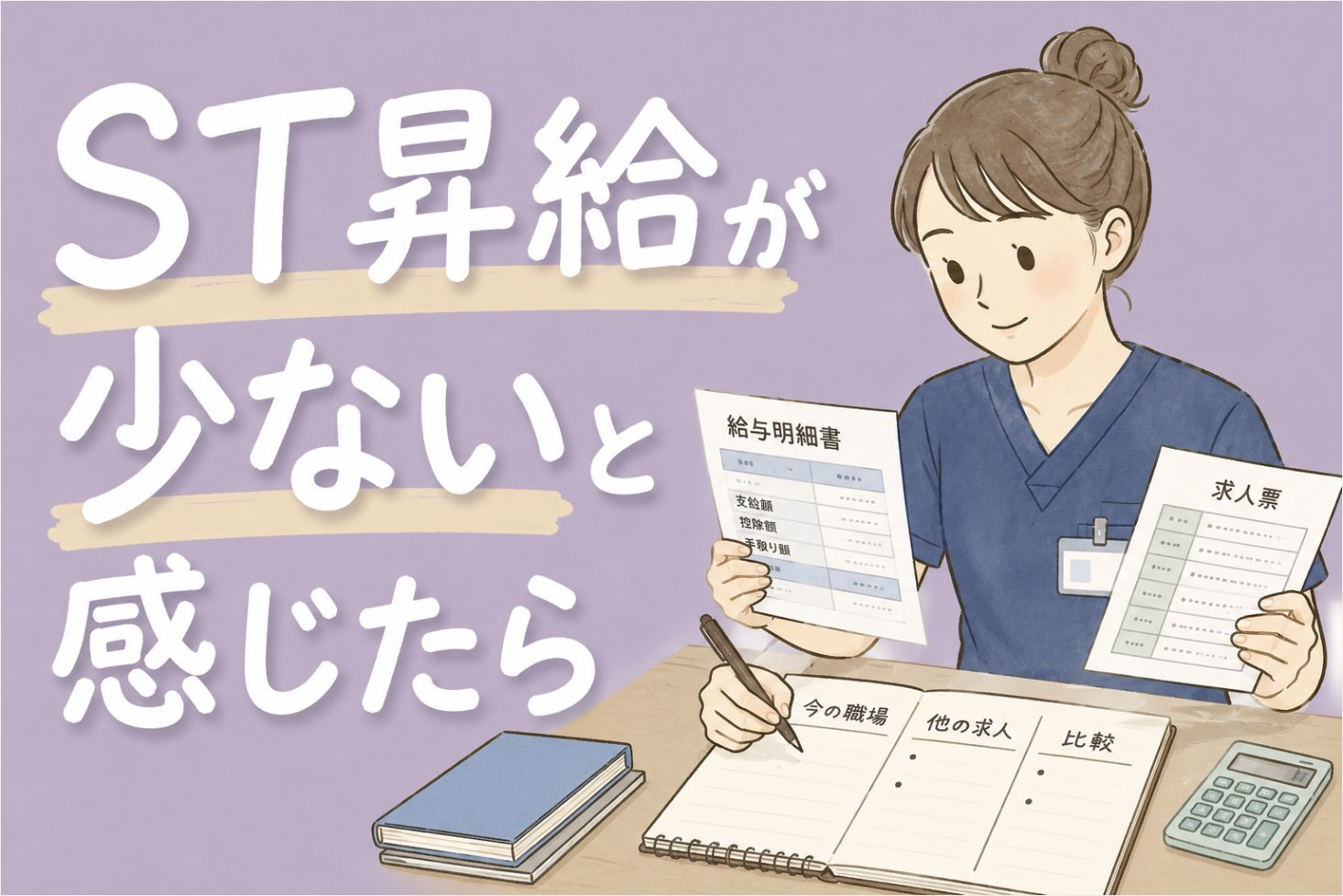 【現役ST解説】言語聴覚士の昇給が少ないと感じたら｜5年目で将来が不安になった私がしたこと