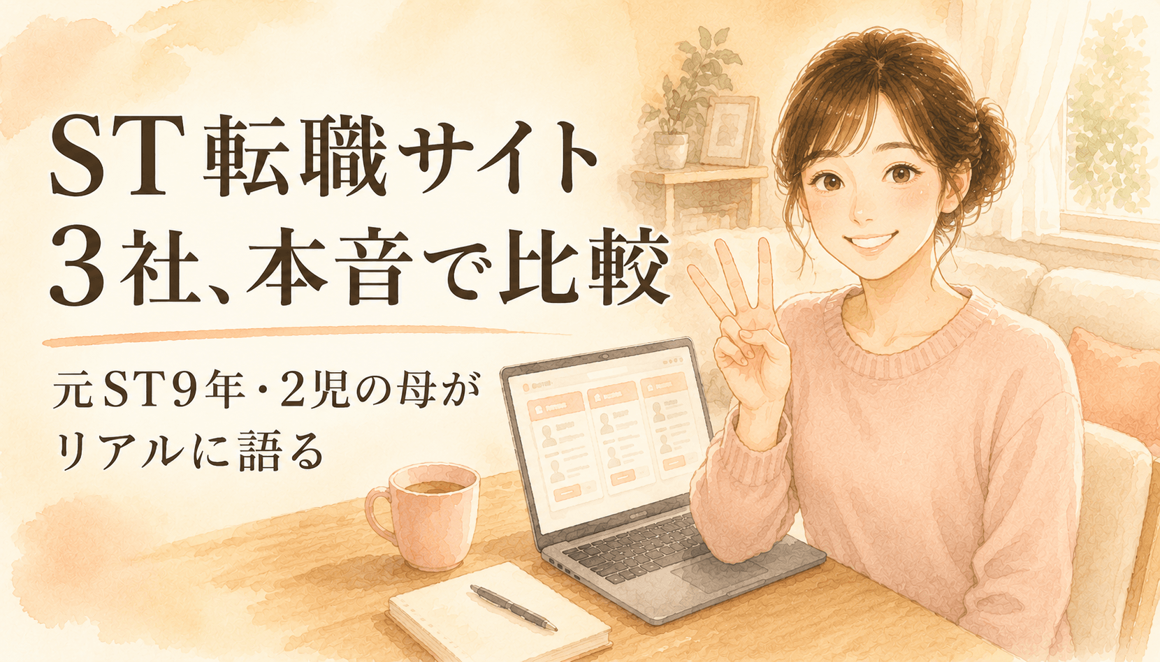 言語聴覚士の転職サイトおすすめ3社｜ST9年・現役ST・2児の母が本音で比較