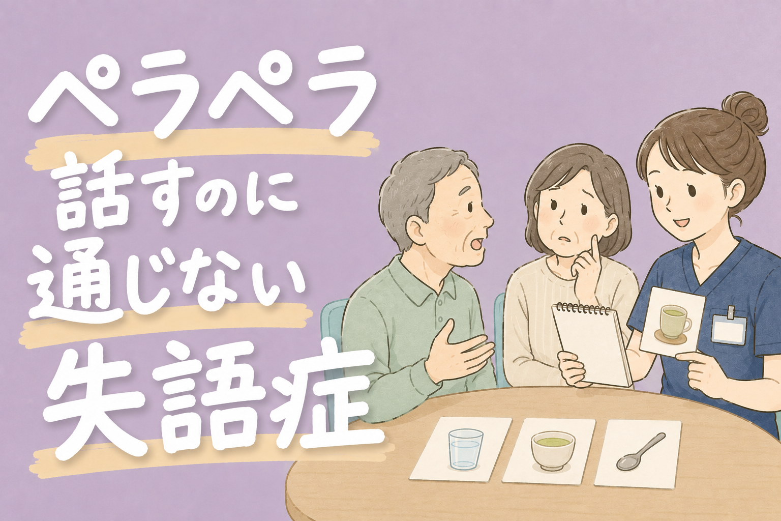 【現役ST解説】ウェルニッケ失語（感覚性失語）とは？ペラペラ話すのに通じない時の接し方